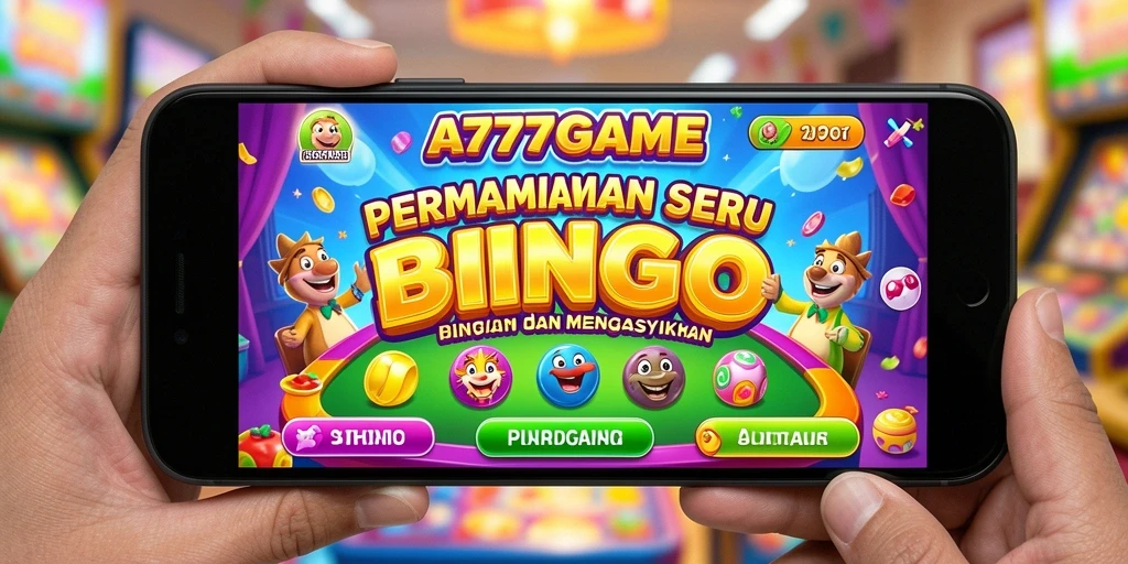 Tampilan gameplay menarik dari A777GAME yang menggambarkan suasana Bingo.