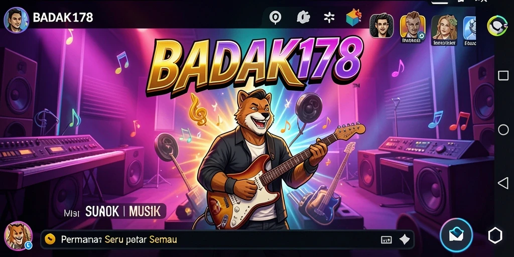 Tampilan gameplay BADAK178 yang seru dengan alunan musik.