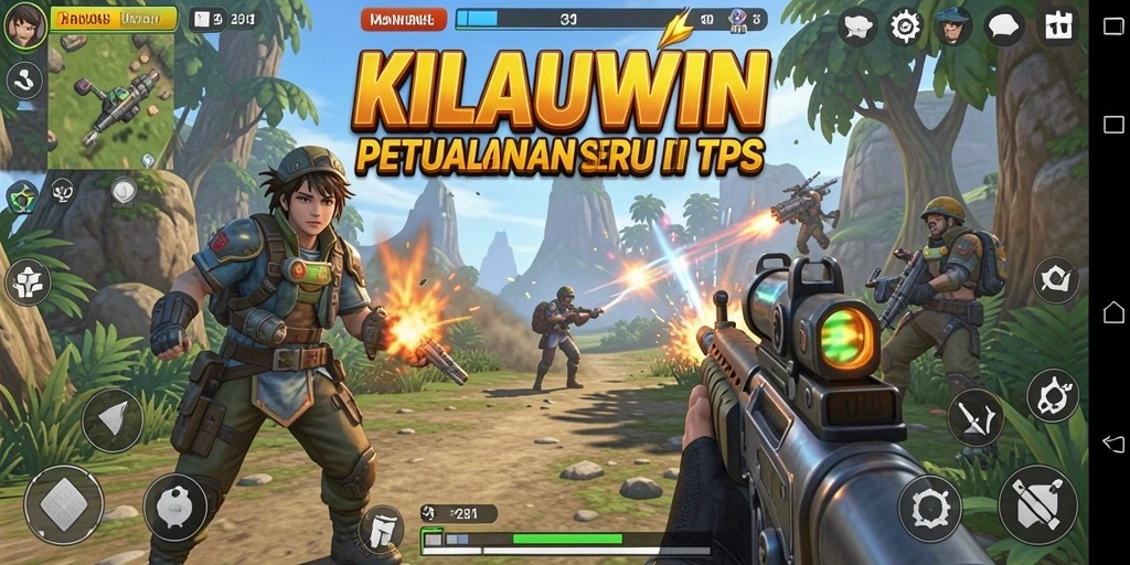 Tampilan gameplay KILAUWIN yang seru dan menegangkan.