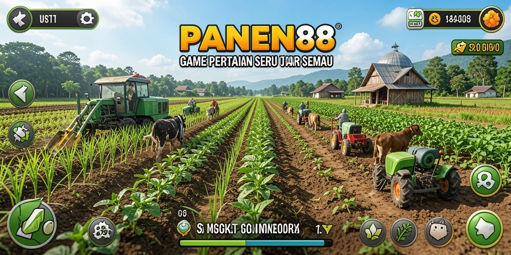 Tampilan screenshot PANEN88 yang menunjukkan keindahan lahan pertanian.