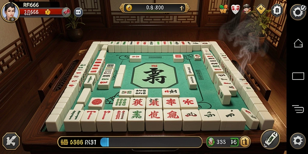 Gameplay Mahjong seru dan mengasyikkan di RR666.