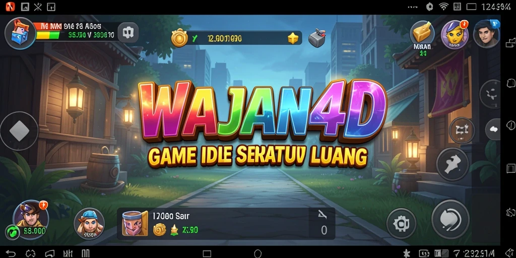 Gambaran gameplay seru WAJAN4D dalam suasana Idle.